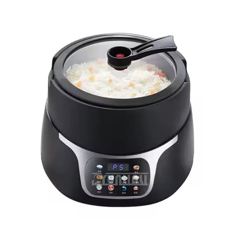 Friteuse à Air Numérique Tactile + Coupe-Légumes Rotatif 3 en 1 – Combo Cuisine Sain & Rapide
